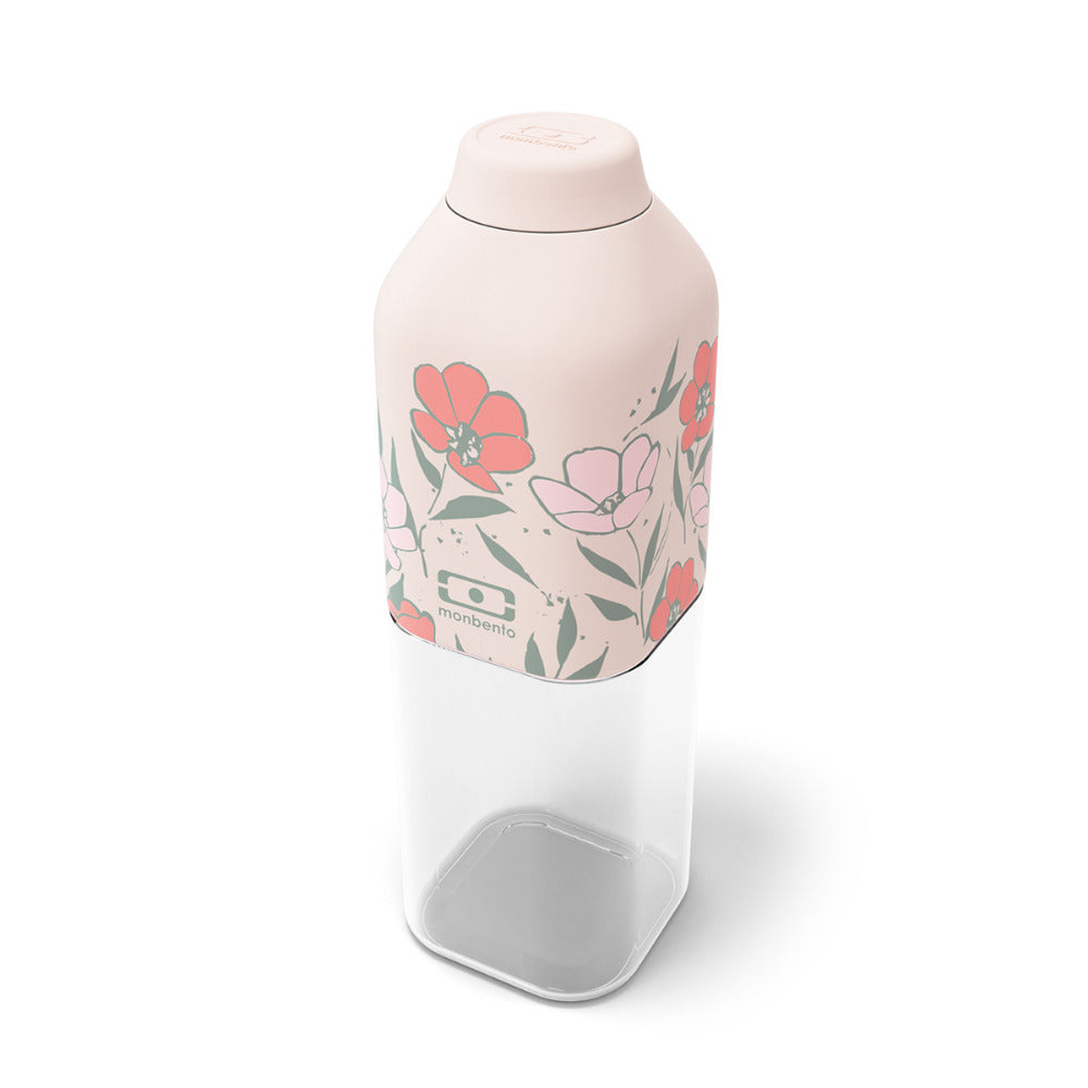 Monbento Positive M Graphic 500ml Water Bottle - Bloom