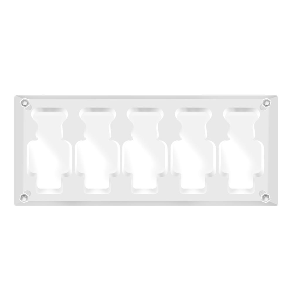 100% Bearbrick Clear Acrylic Display Case x 5