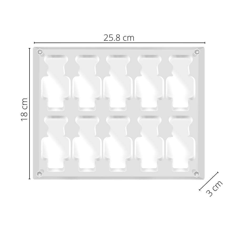 100% Bearbrick Clear Acrylic Display Case x 10