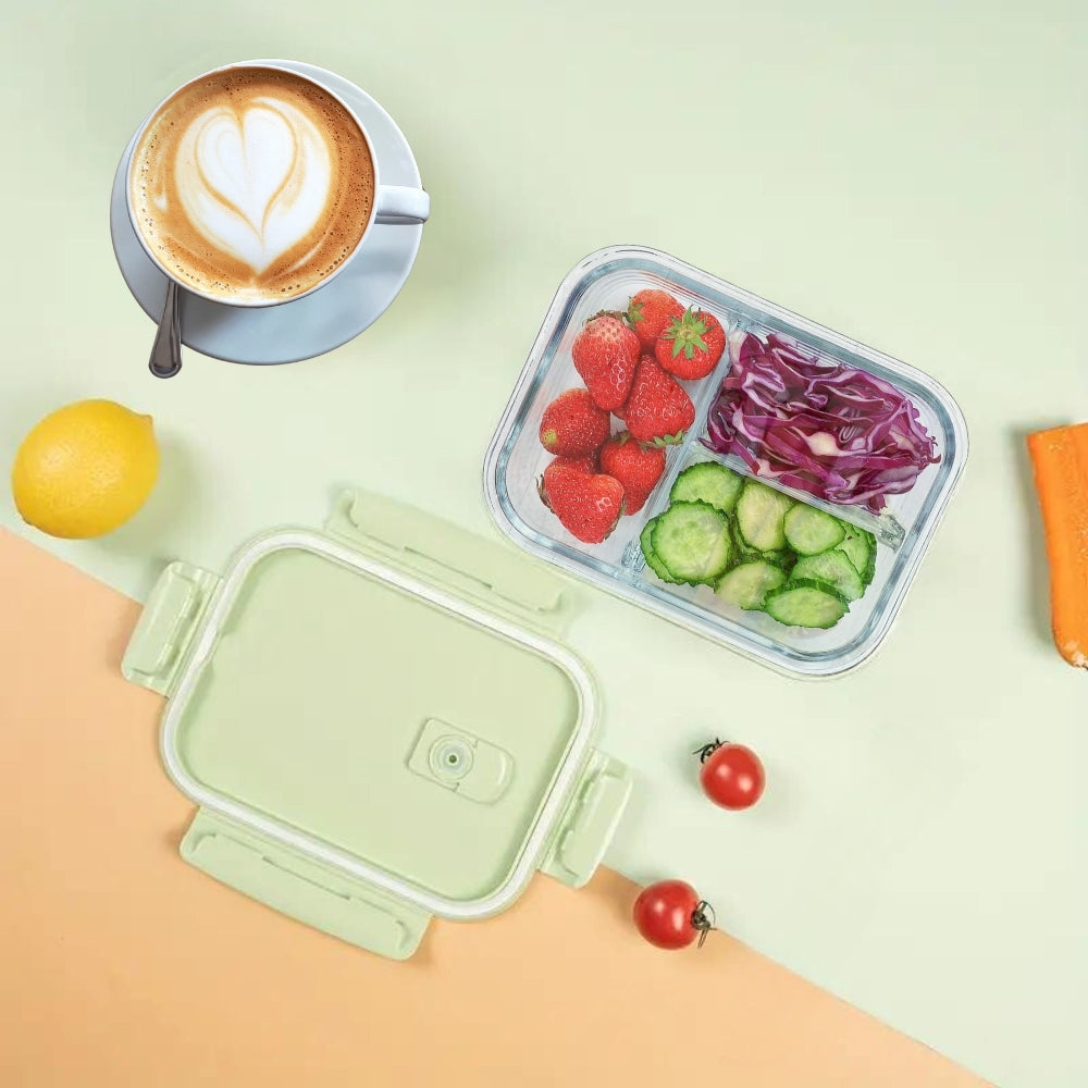 Smart Seal Glass Bento Lunch Box Set