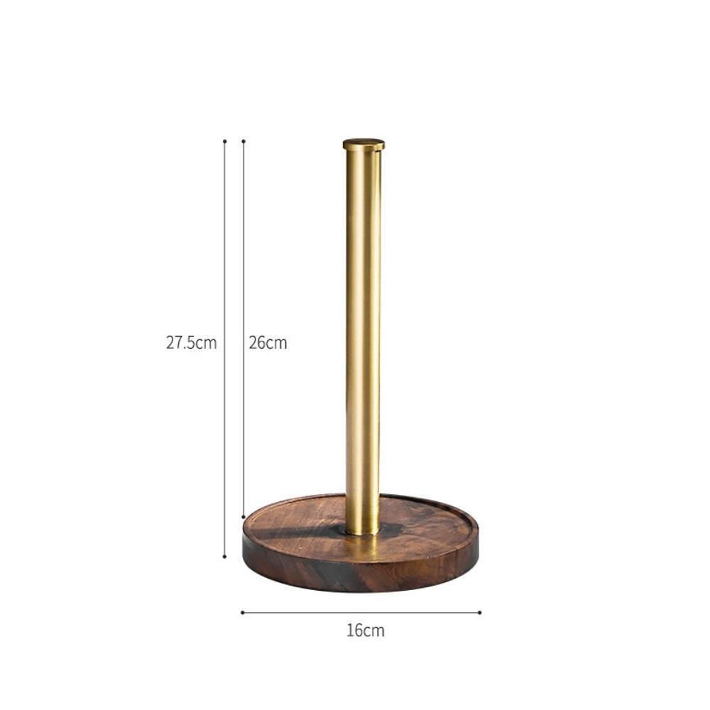 Oliver Walnut Wooden Kitchen Roll Holder