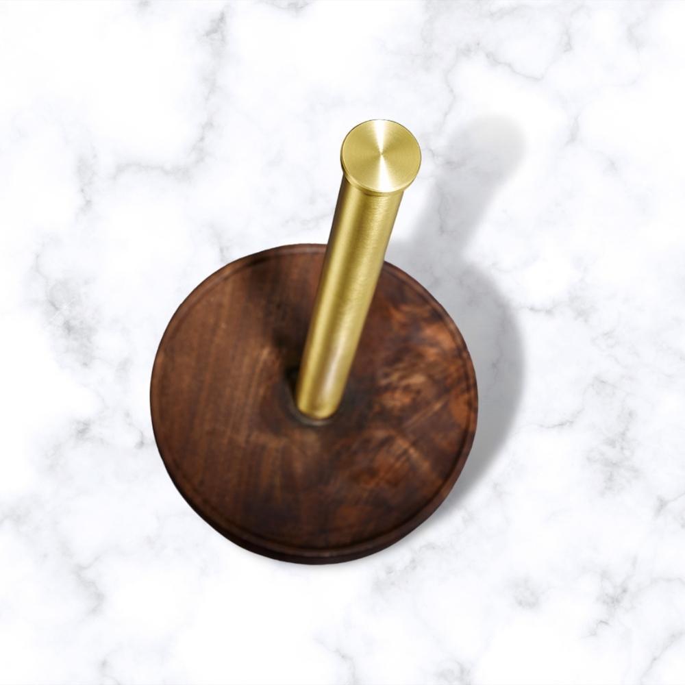 Oliver Walnut Wooden Kitchen Roll Holder