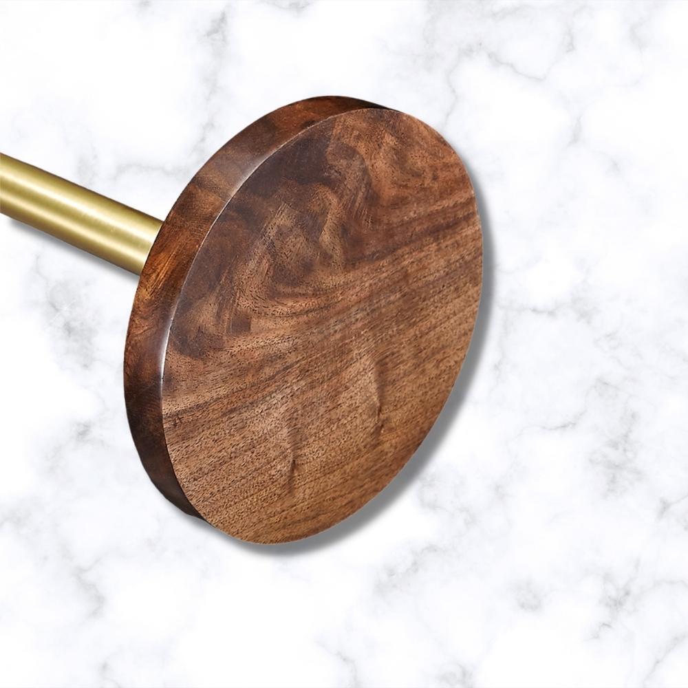 Oliver Walnut Wooden Kitchen Roll Holder