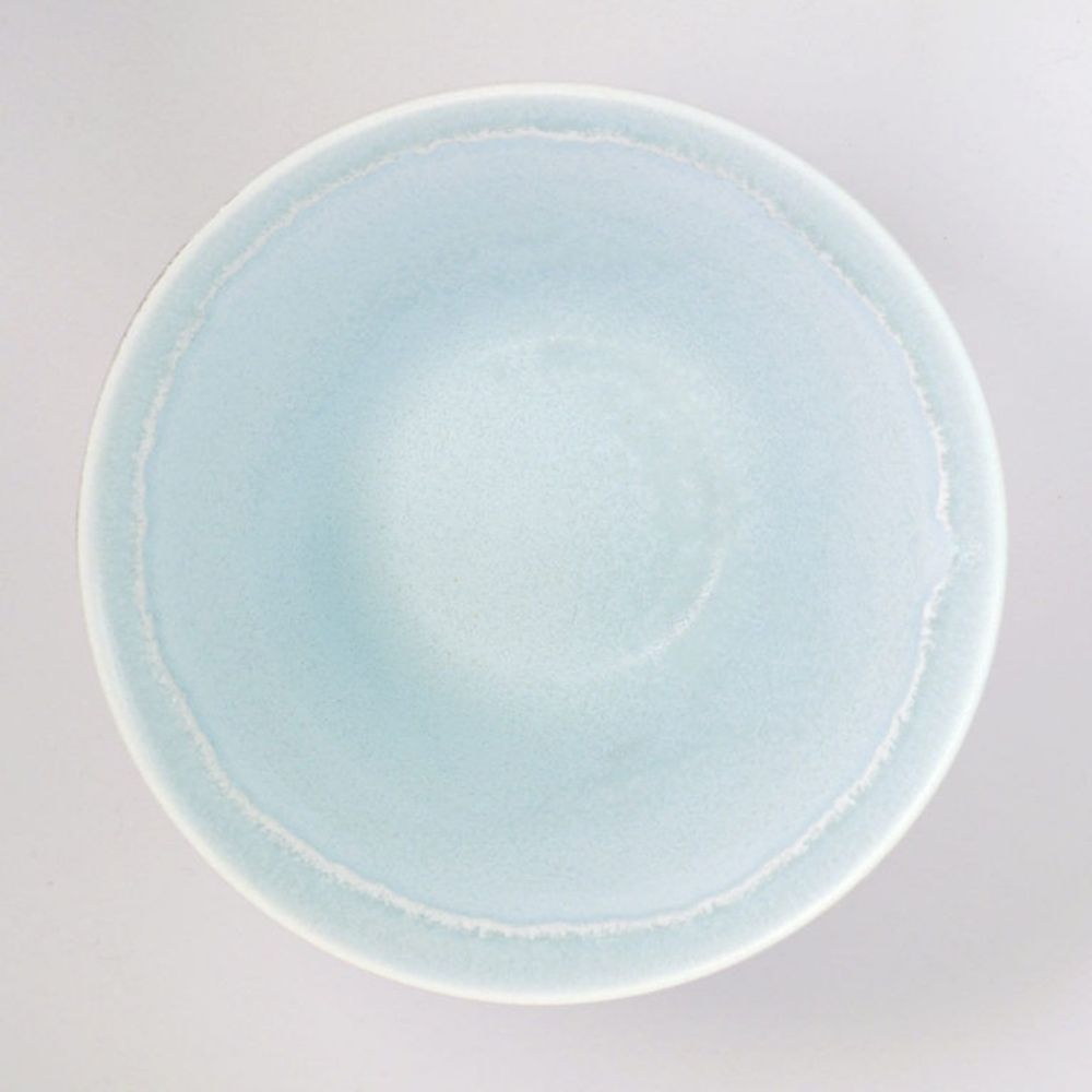 Sinkougama Pastel Donburi Bowl Blue x Pink