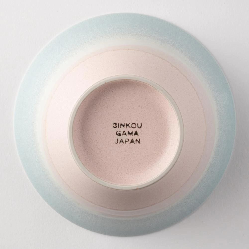Sinkougama Pastel Donburi Bowl Blue x Pink