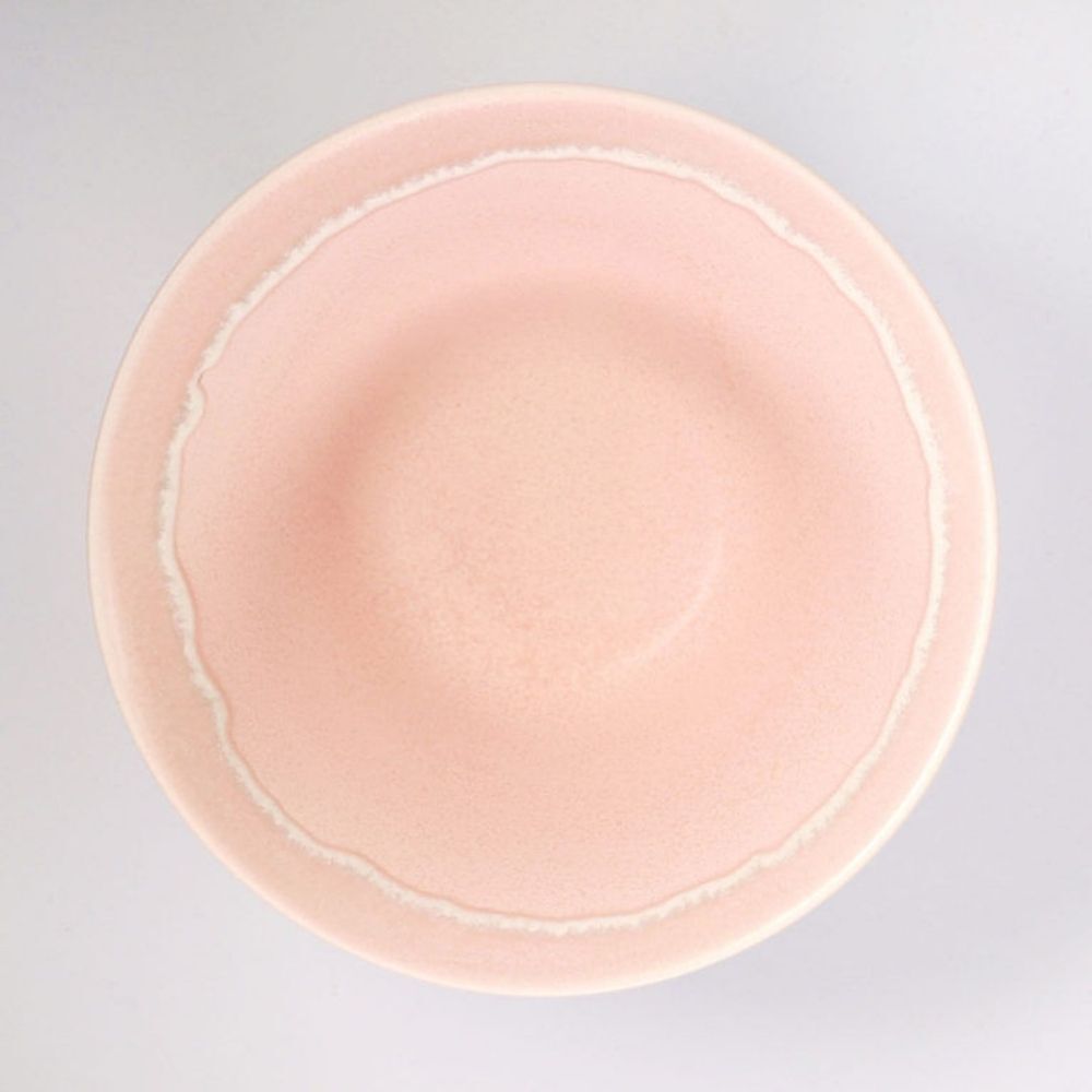 Sinkougama Pastel Donburi Bowl Pink x Blue