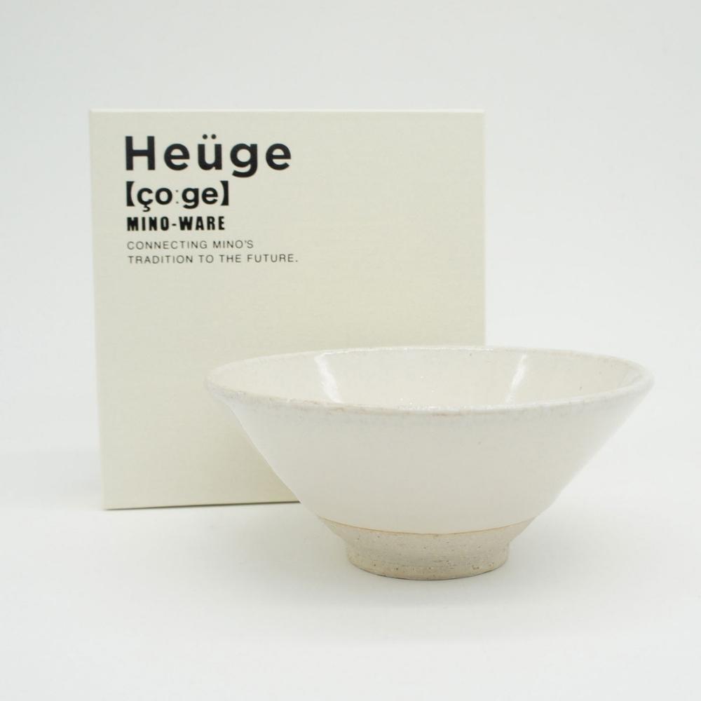 CHIPS JAPAN Heuge Rice Bowl Shino White