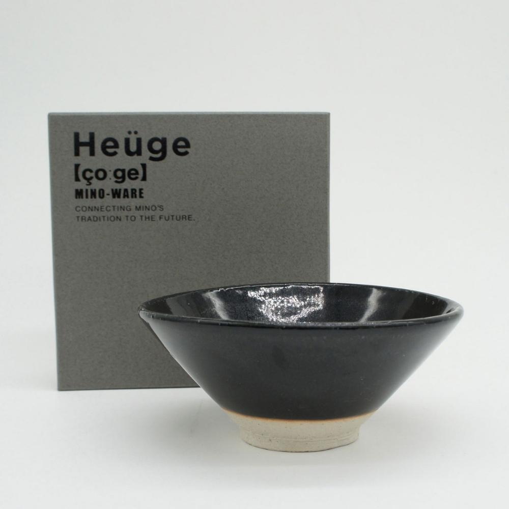 CHIPS JAPAN Heuge Rice Bowl Setoguro Black