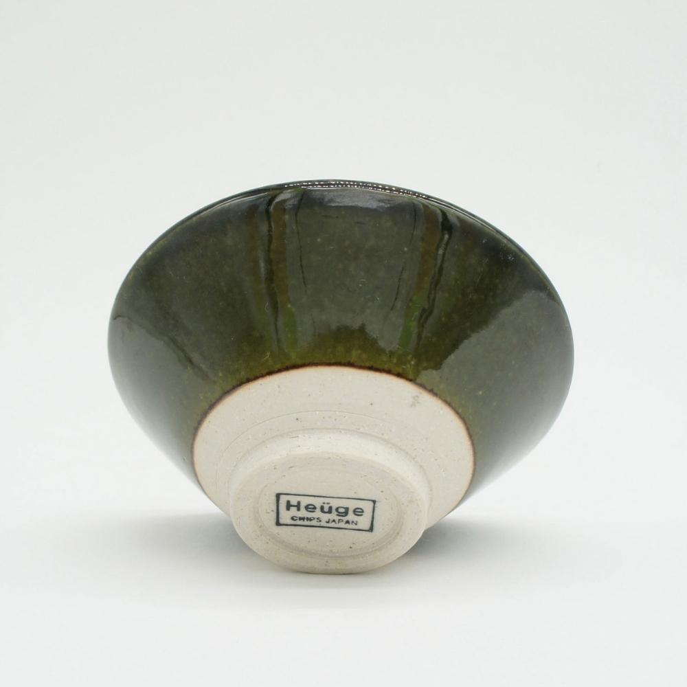 CHIPS JAPAN Heuge Rice Bowl Oribe Green