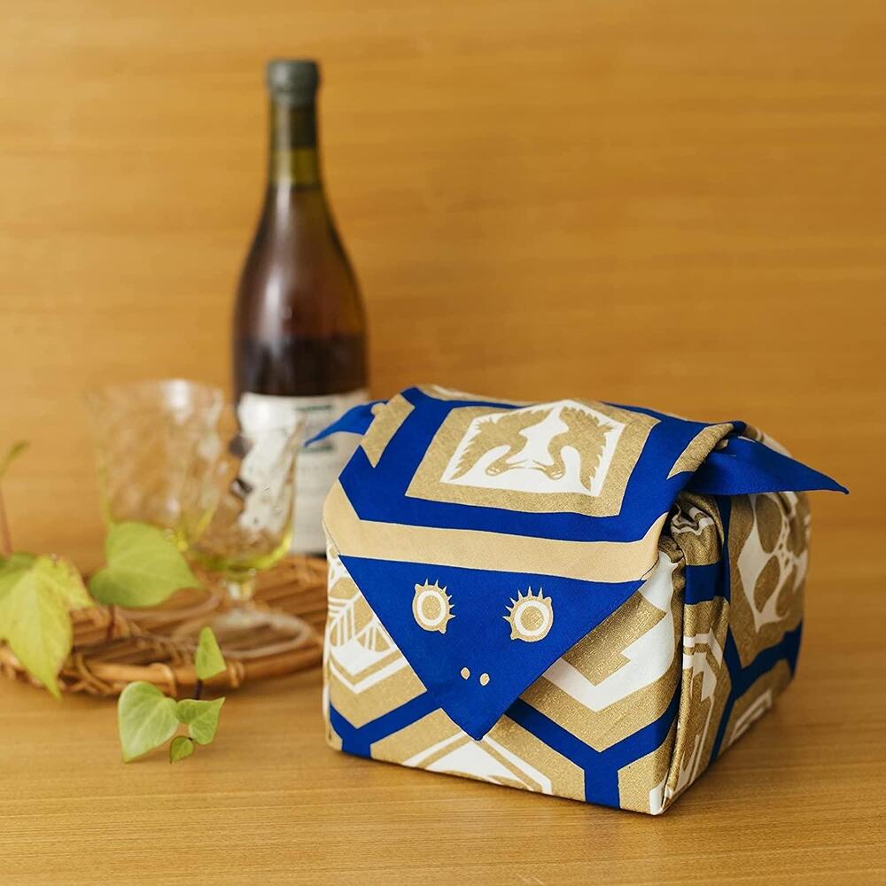 Musubi 70 Fuku Cochae Tortoiseshell Crest Pattern Furoshiki Wrapping Cloth