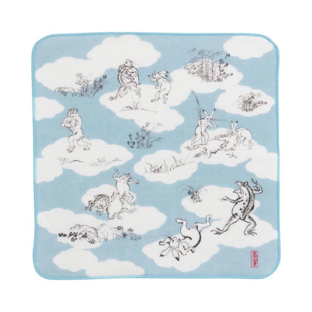 Musubi 25 Choju Jinbutsu Giga Blue Handkerchief