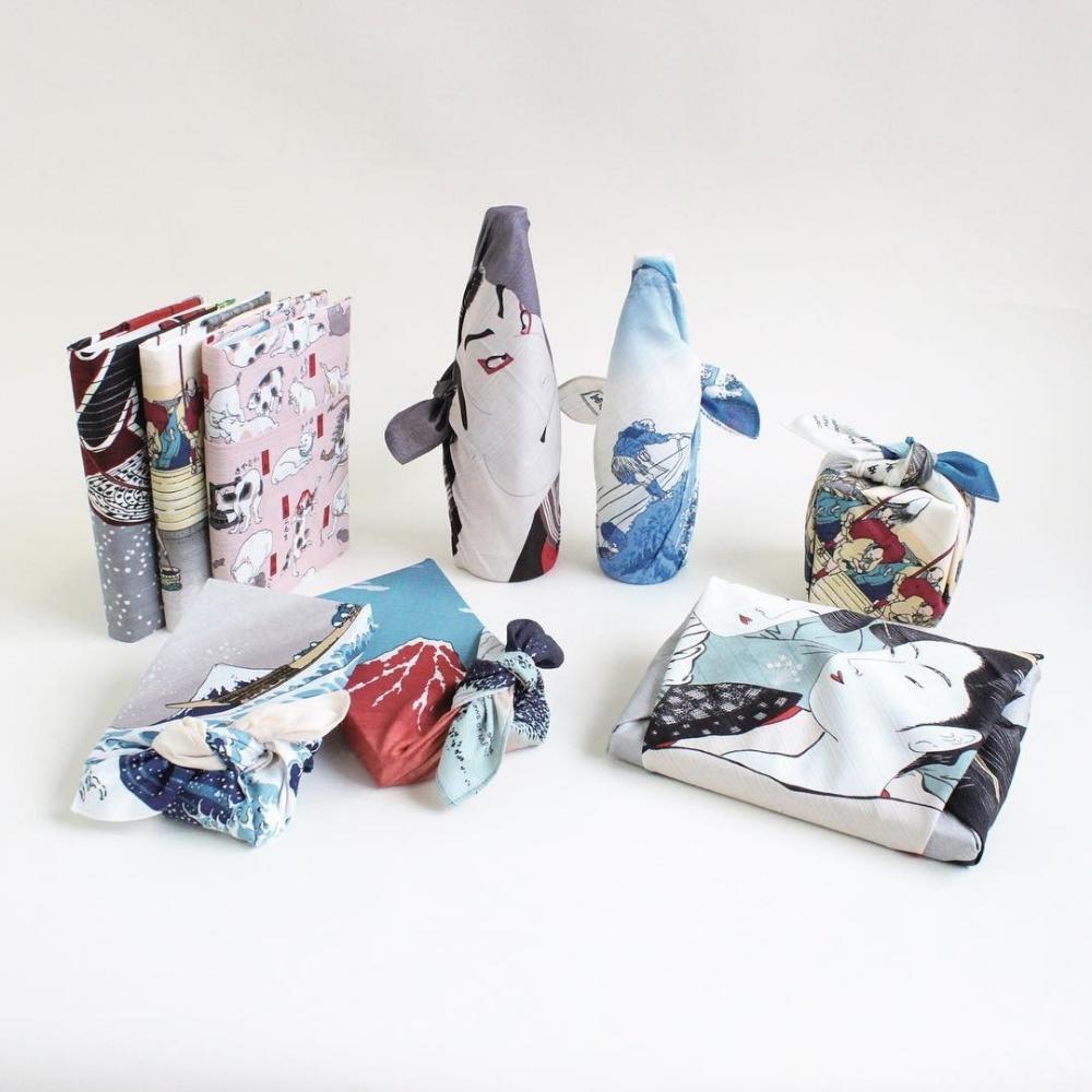 Musubi 48 Kajikazawa in Kai Province Furoshiki Wrapping Cloth