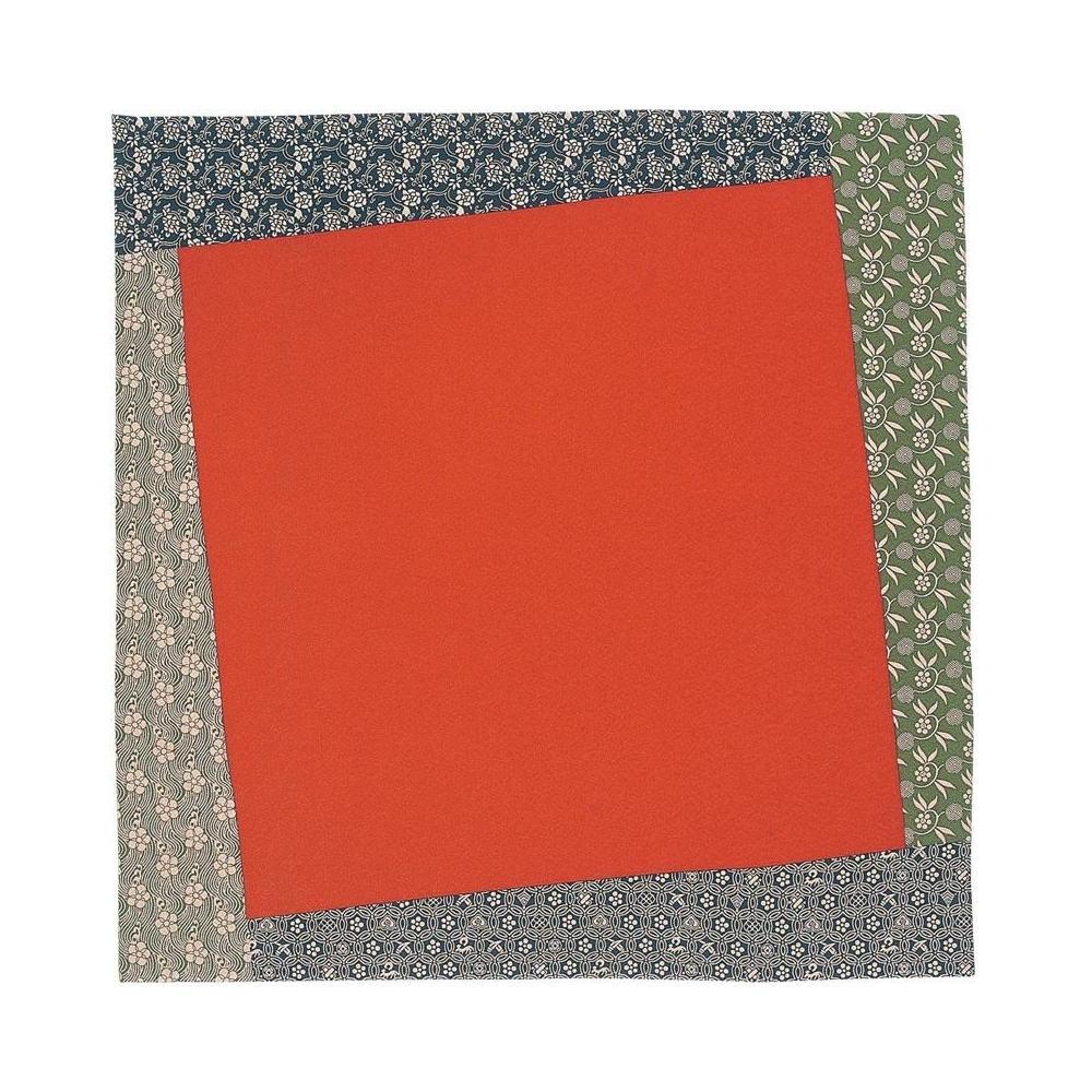 Musubi 70 Chirimen Inclined Square Composition Furoshiki Wrapping Clot