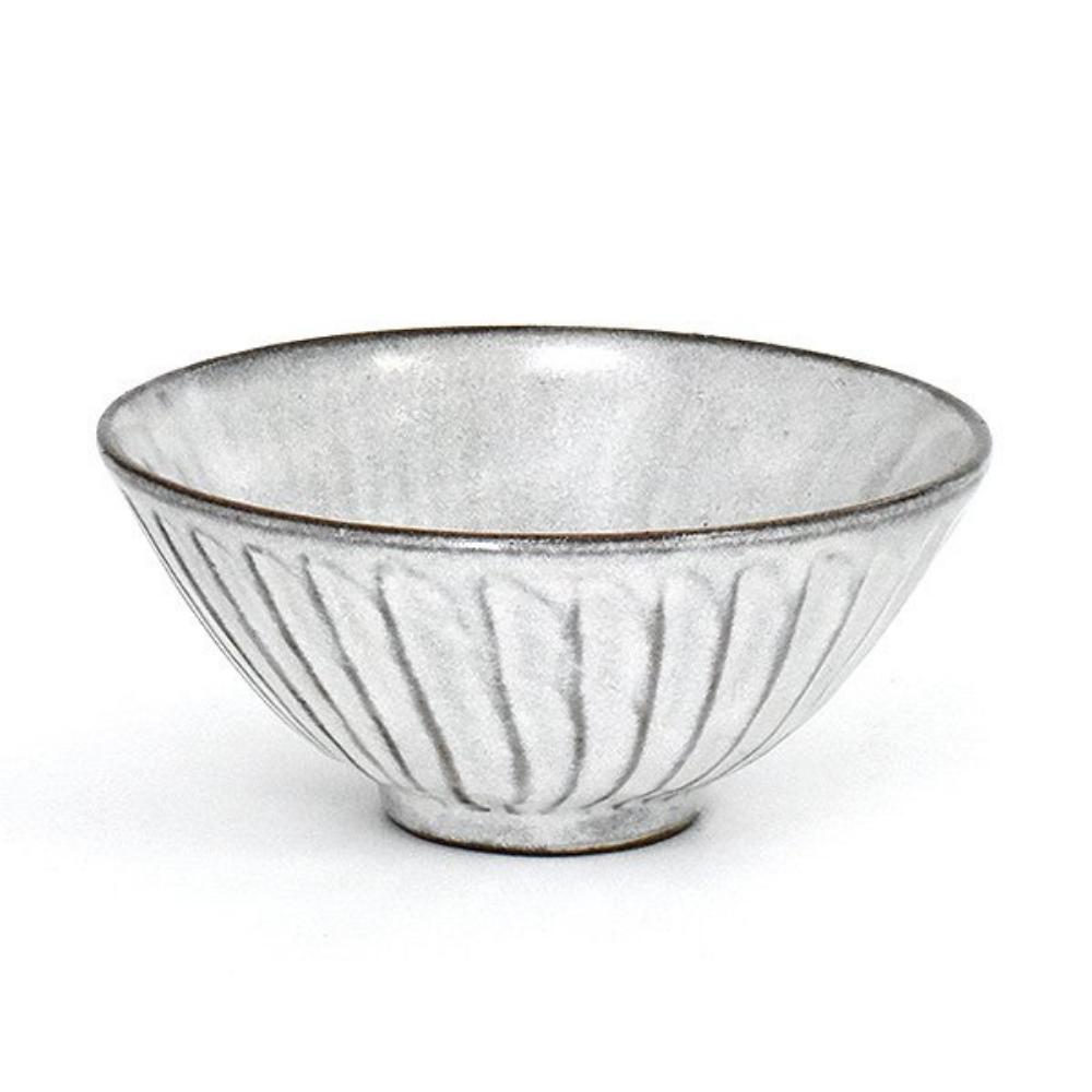 Tokiwa Kohiki Chawan Rice Bowl 12cm White