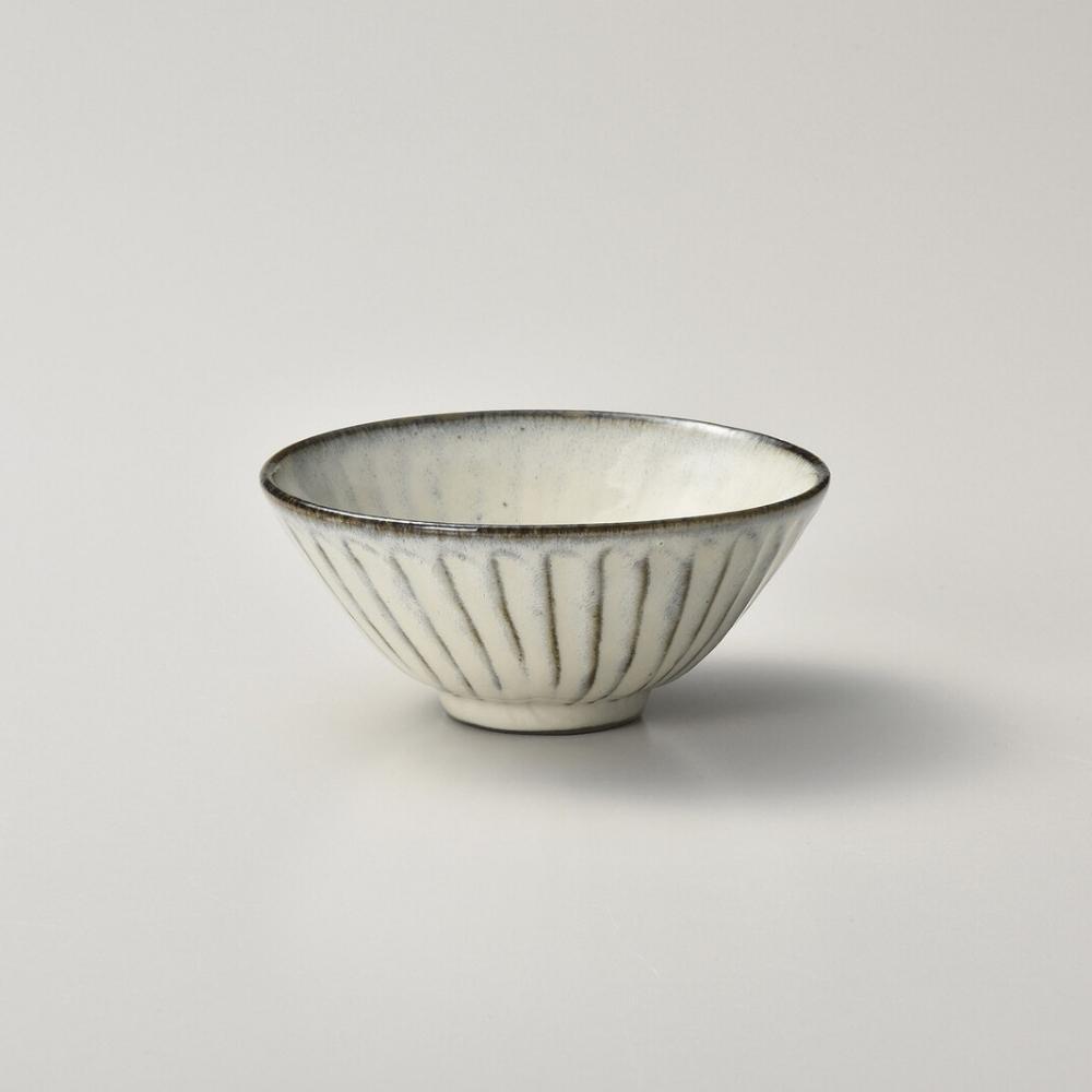Tokiwa Kohiki Chawan Rice Bowl 12cm White