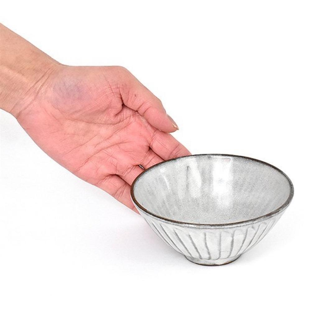 Tokiwa Kohiki Chawan Rice Bowl 12cm White