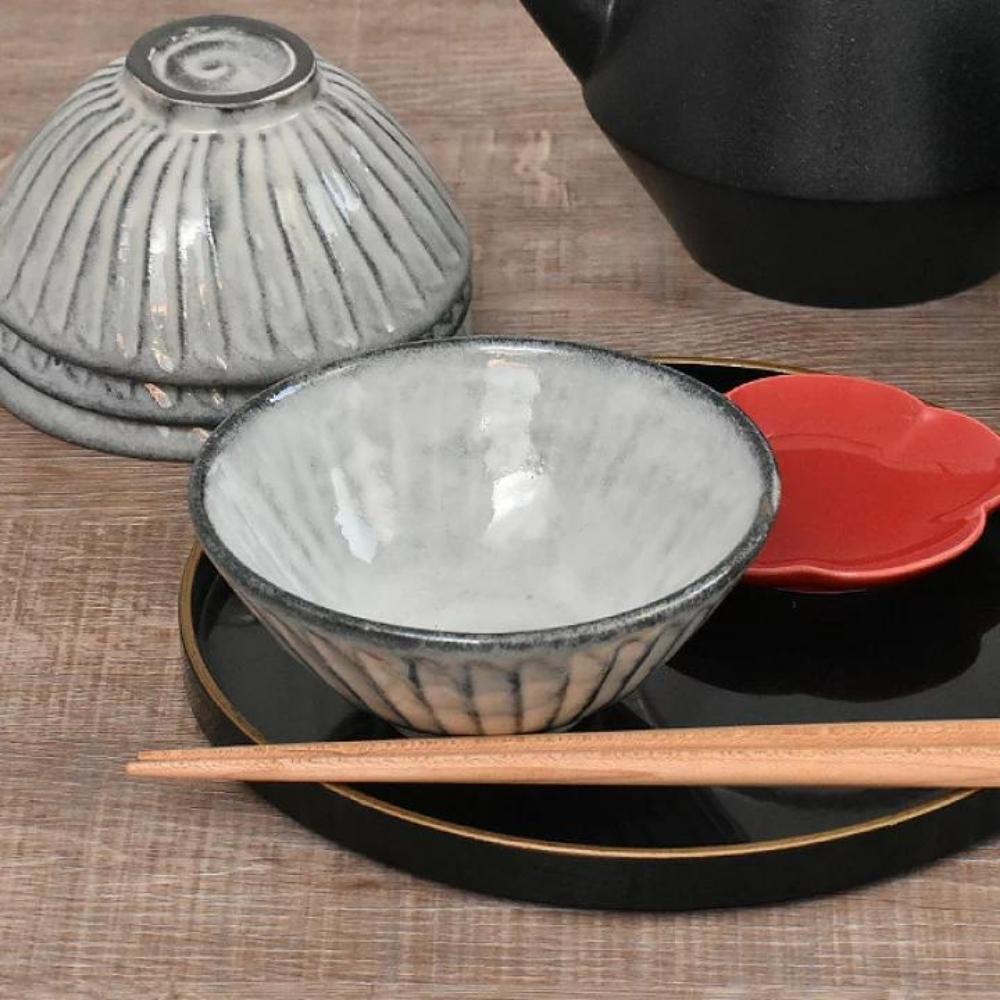 Tokiwa Kohiki Chawan Rice Bowl 12cm White
