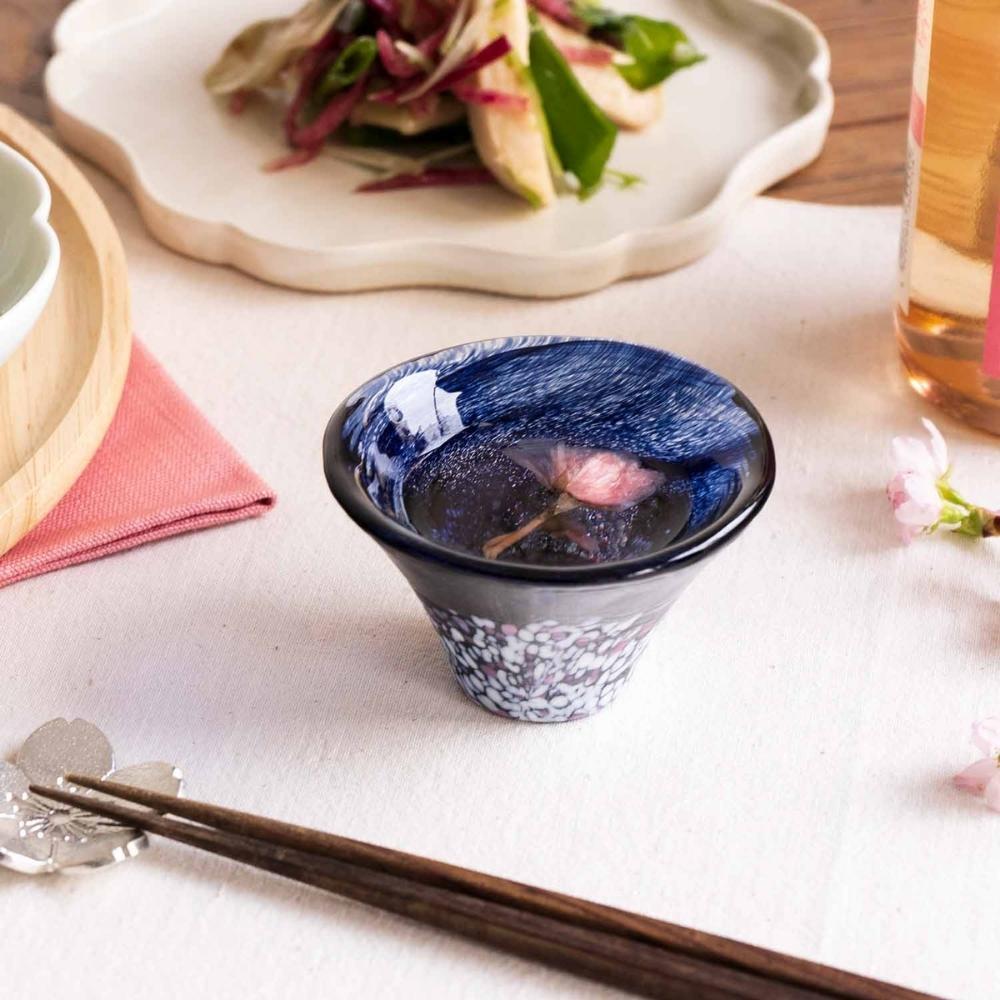 Toyosasaki Night Sakura Sake Cup 45ml
