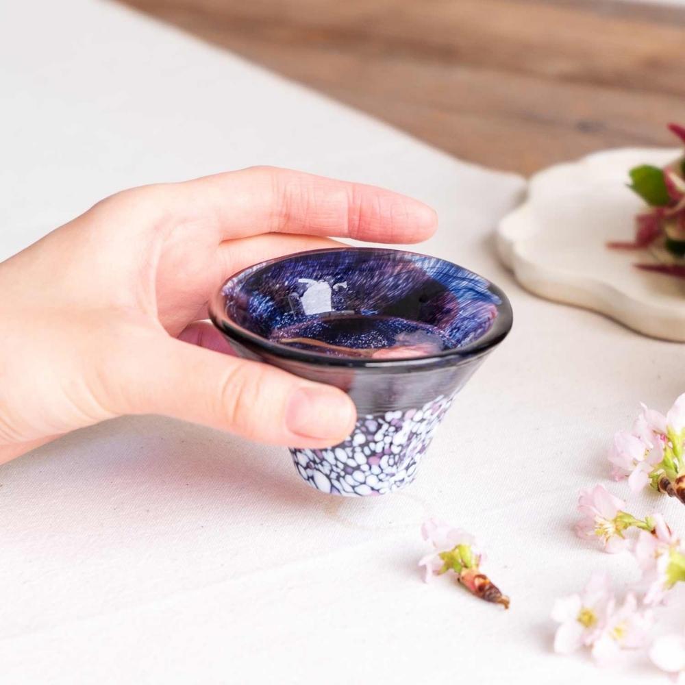 Toyosasaki Night Sakura Sake Cup 45ml