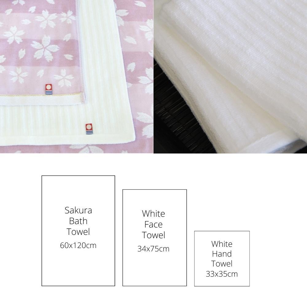 Imabari Sakura Towel Set