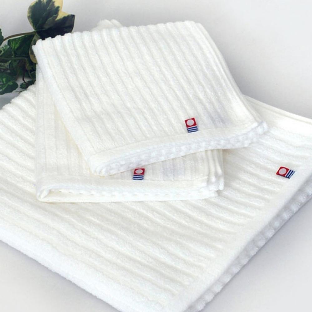 Imabari Premium Pure White Bath/Face/Hand Towel Set (Set of 5)