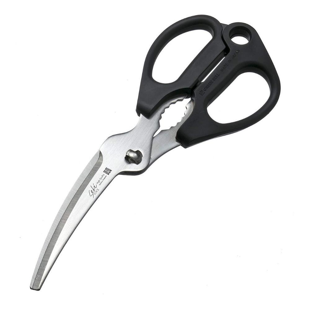 Green Bell Seki Edge Stainless Steel Kitchen Scissors