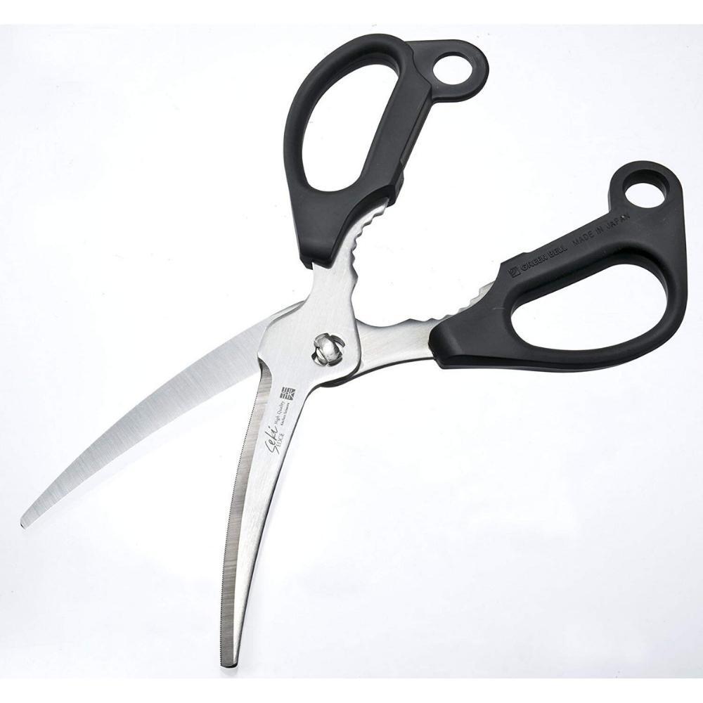 Green Bell Seki Edge Stainless Steel Kitchen Scissors