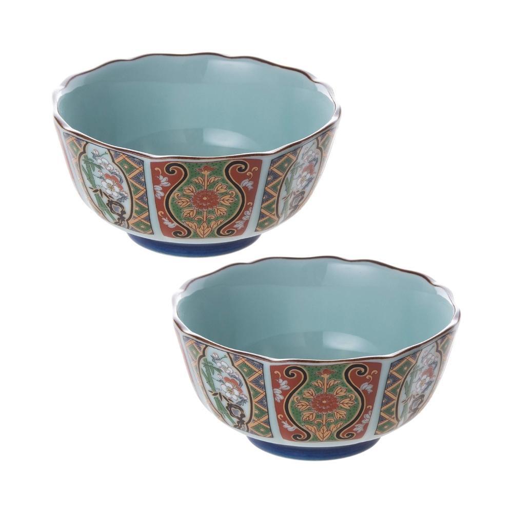 Jinsyo Arita Porcelain Koimari Bowl 12cm (Set of 2)