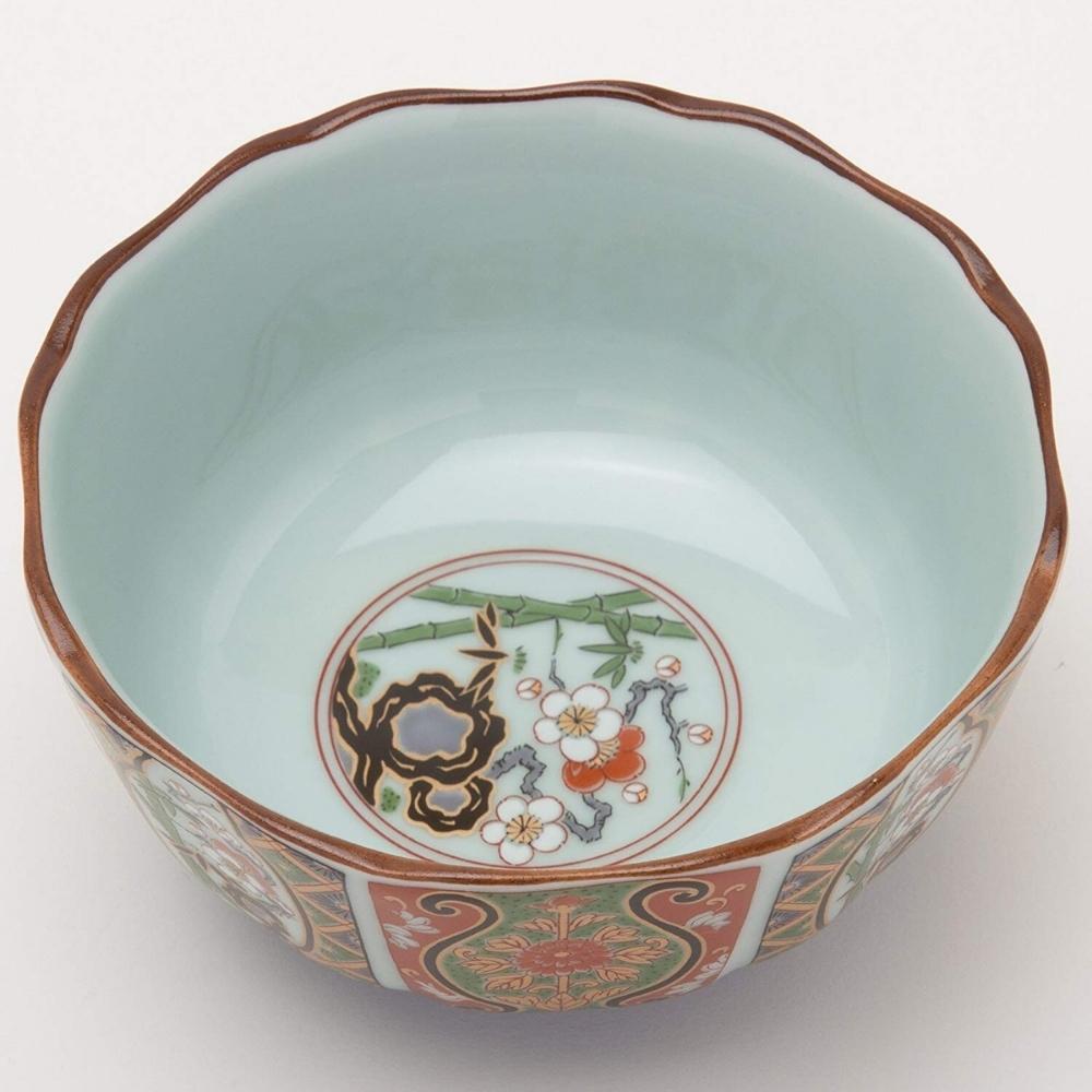 Jinsyo Arita Porcelain Koimari Bowl 12cm (Set of 2)
