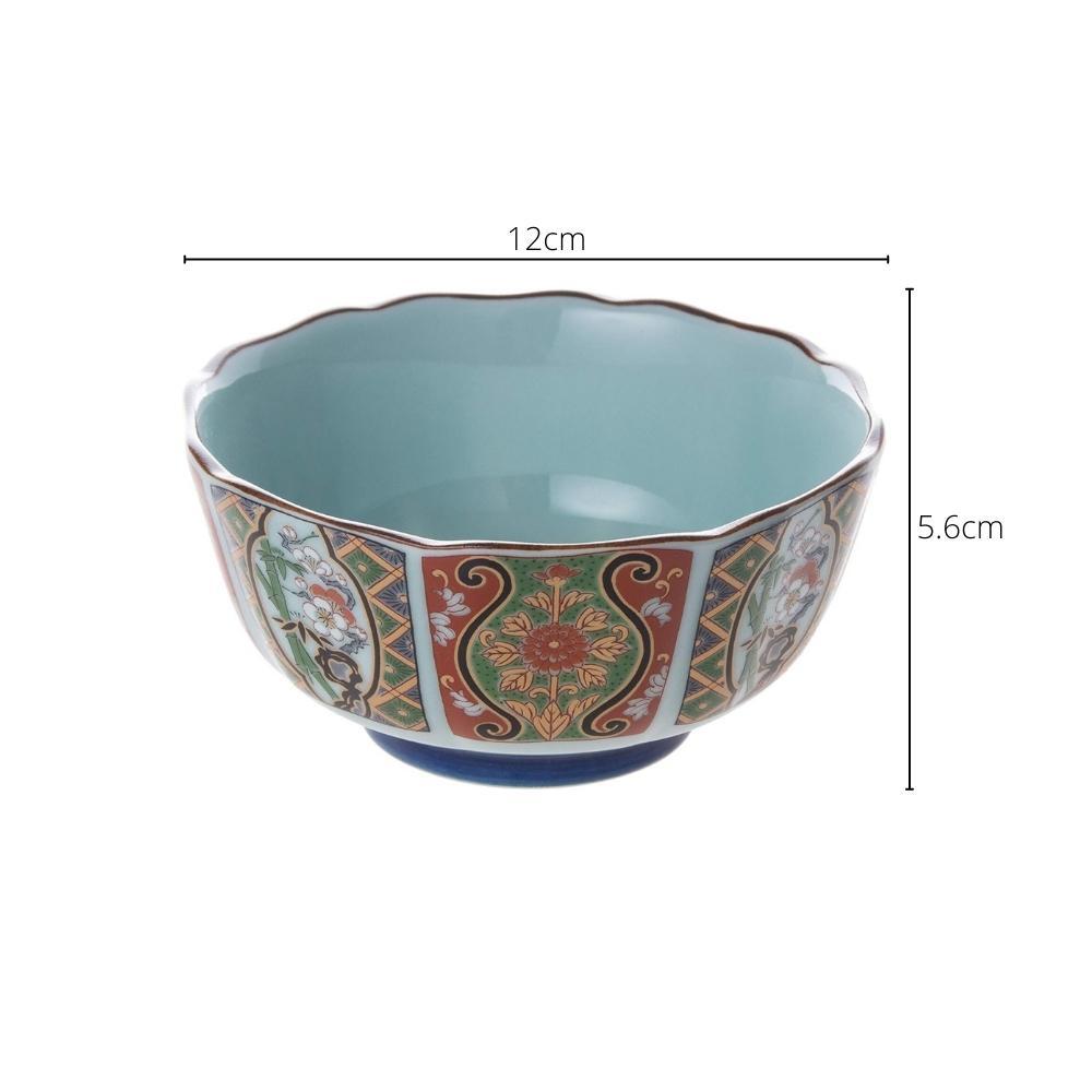 Jinsyo Arita Porcelain Koimari Bowl 12cm (Set of 2)