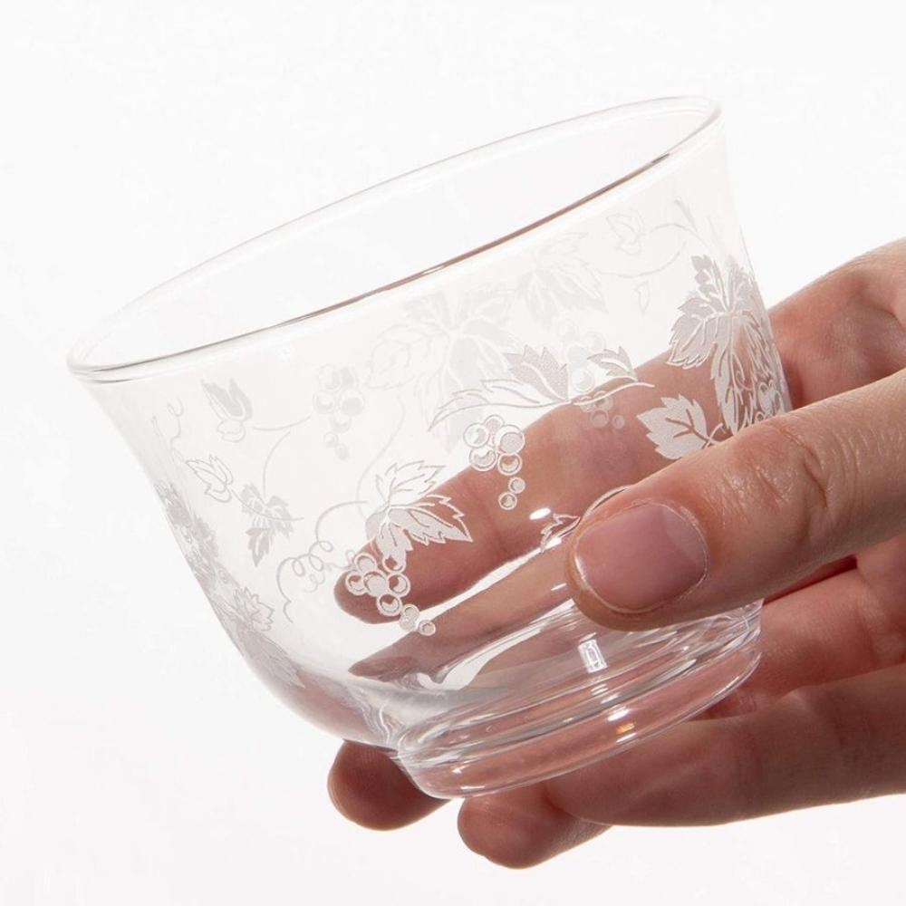 Toyosasaki Floral Premium Glass Tumblers Set (Set of 5)