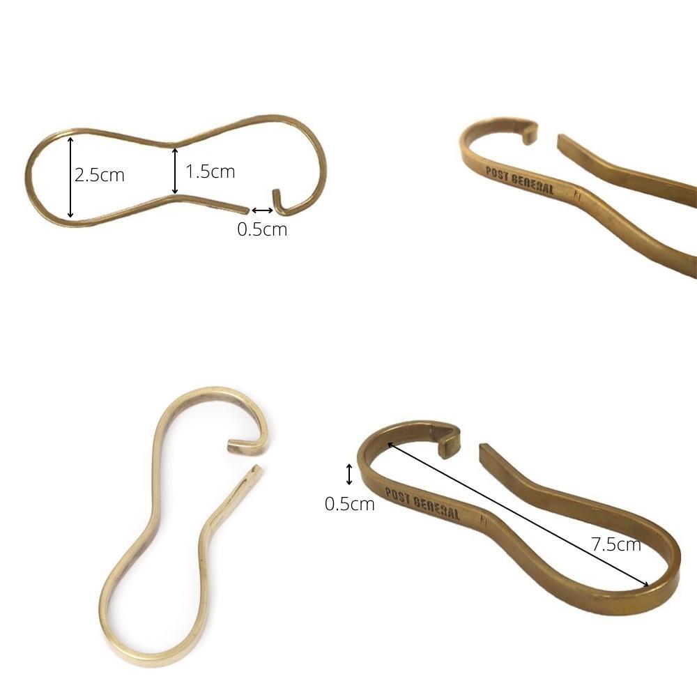 Post General Brass Hook & Cordreel