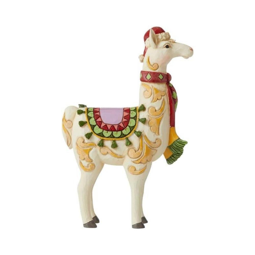 Heartwood Creek Jim Shore Pint Sized Llama With Scarf