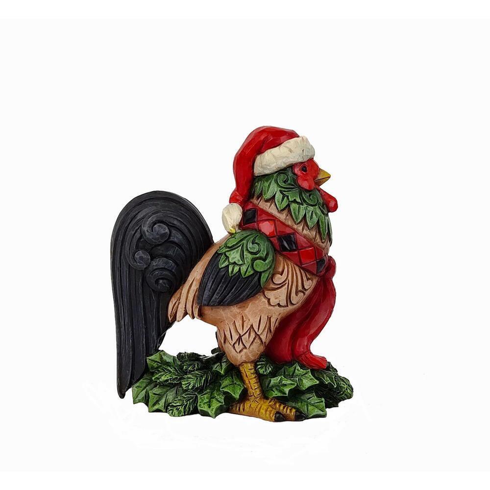Country Living by Jim Shore Christmas Rooster Farm Fresh and Festive