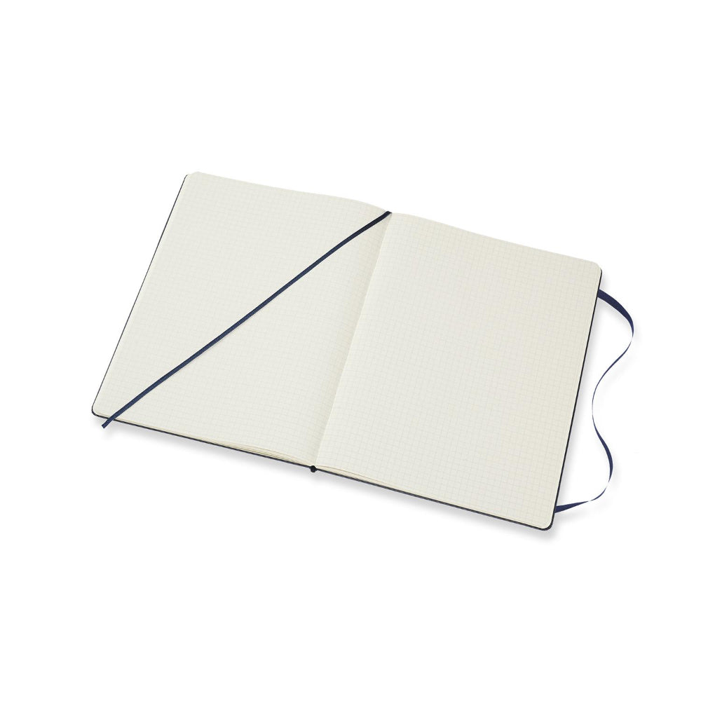 Moleskine Classic Extra Large Hard Cover Notebook Grid - Sapphire Blue