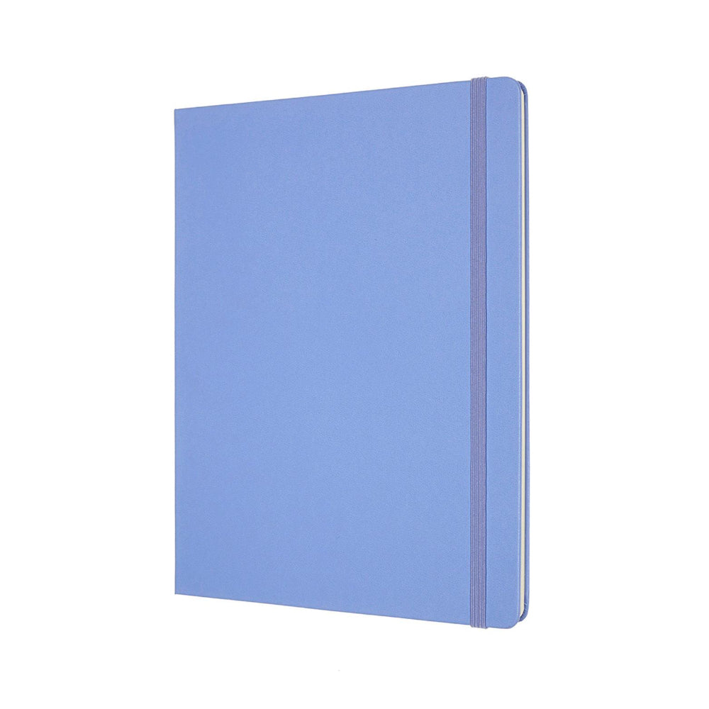 Moleskine Classic Extra Large Hard Cover Notebook Plain - Hydrangea Blue