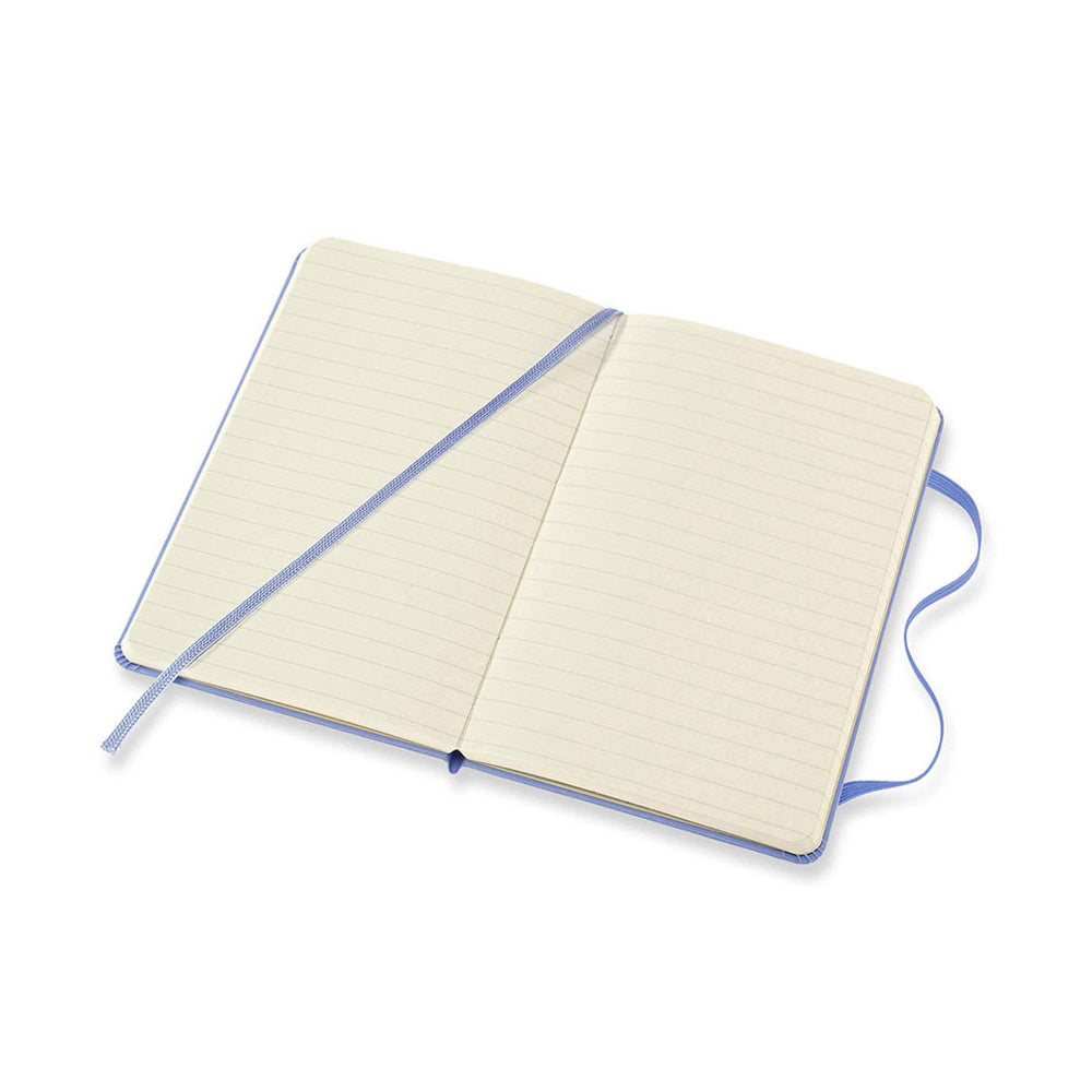 Moleskine Classic Pocket Hard Cover Notebook Ruled - Hydrangea Blue