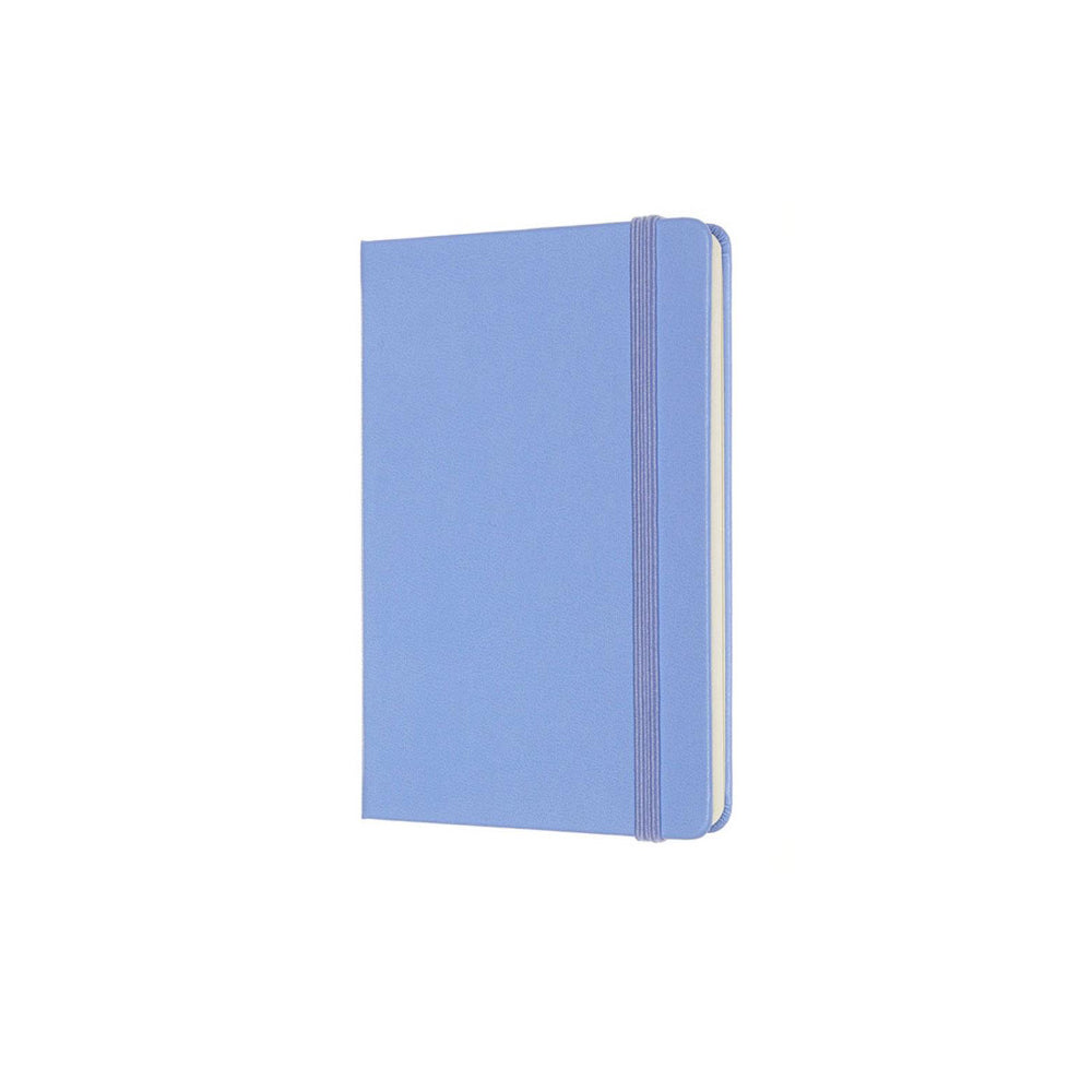 Moleskine Classic Pocket Hard Cover Notebook Plain - Hydrangea Blue