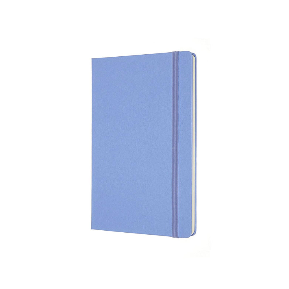 Moleskine Classic Large Hard Cover Notebook Plain - Hydrangea Blue