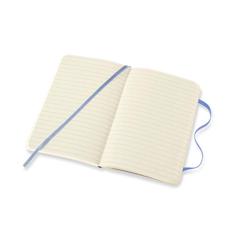 Moleskine Classic Pocket Soft Cover Notebook Ruled - Hydrangea Blue