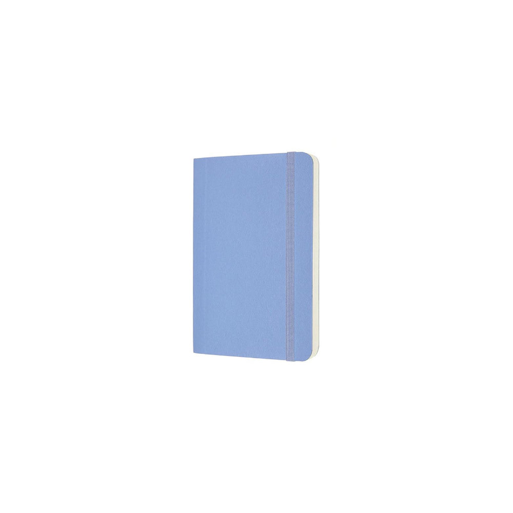 Moleskine Classic Pocket Soft Cover Notebook Plain - Hydrangea Blue