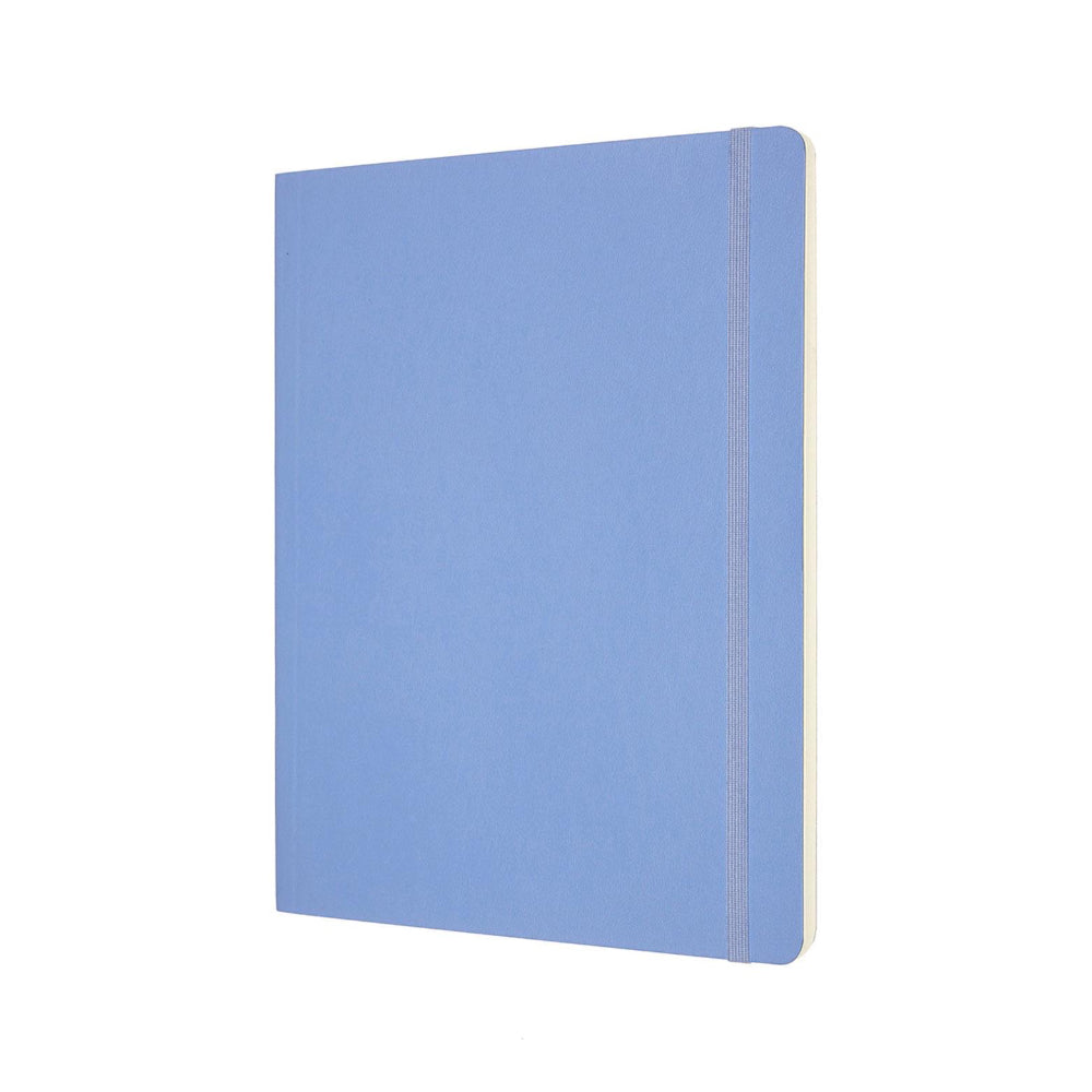 Moleskine Classic Extra Large Soft Cover Notebook Plain - Hydrangea Blue
