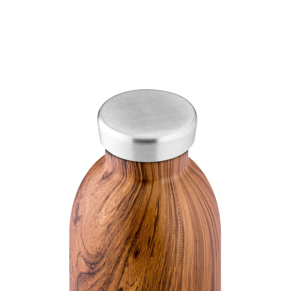 24Bottles Clima Insulated Stainless Steel Drink Bottle 500ml - Sequoia Wood