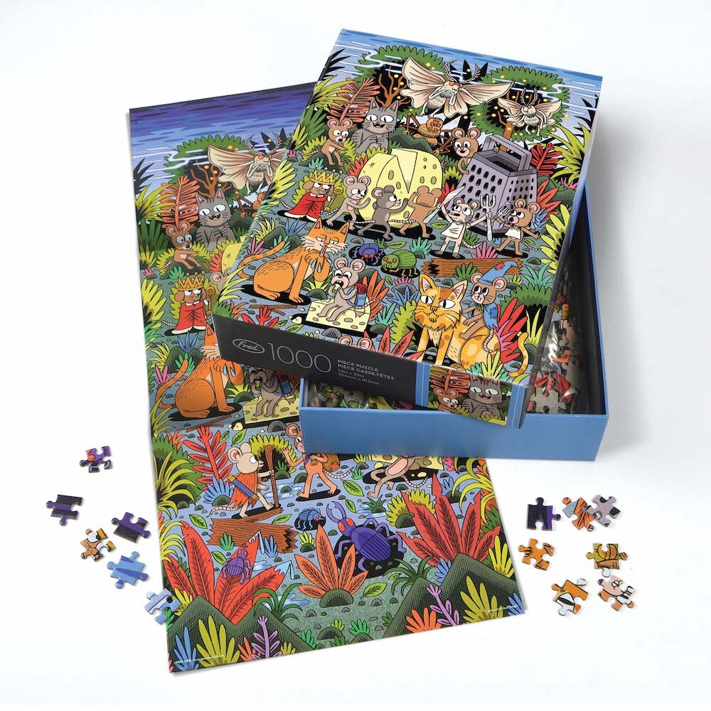 Fred Cheese World 1000 Piece Jigsaw Puzzle