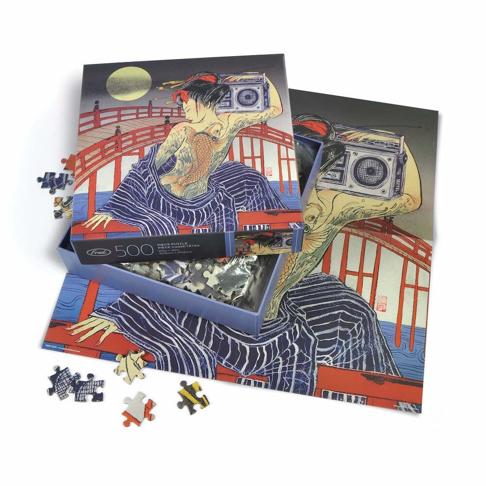 Fred Taiko-Bashi 500 Piece Jigsaw Puzzle