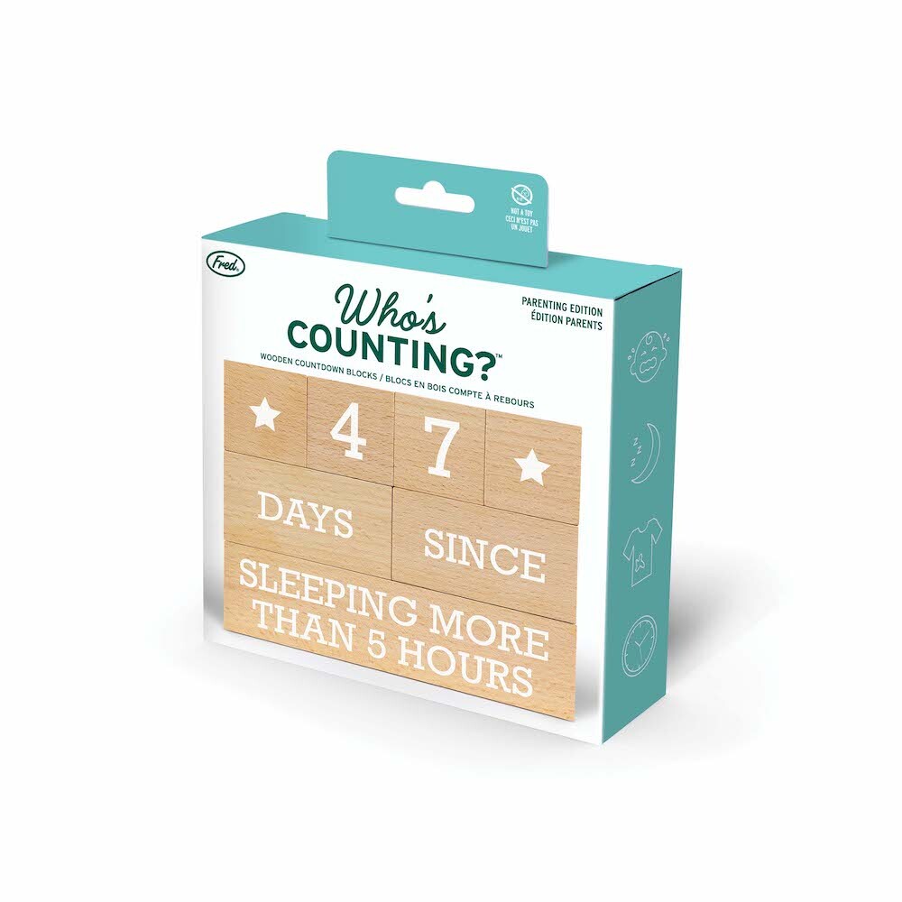 Fred - Who's Counting? Parenting Milestone Blocks