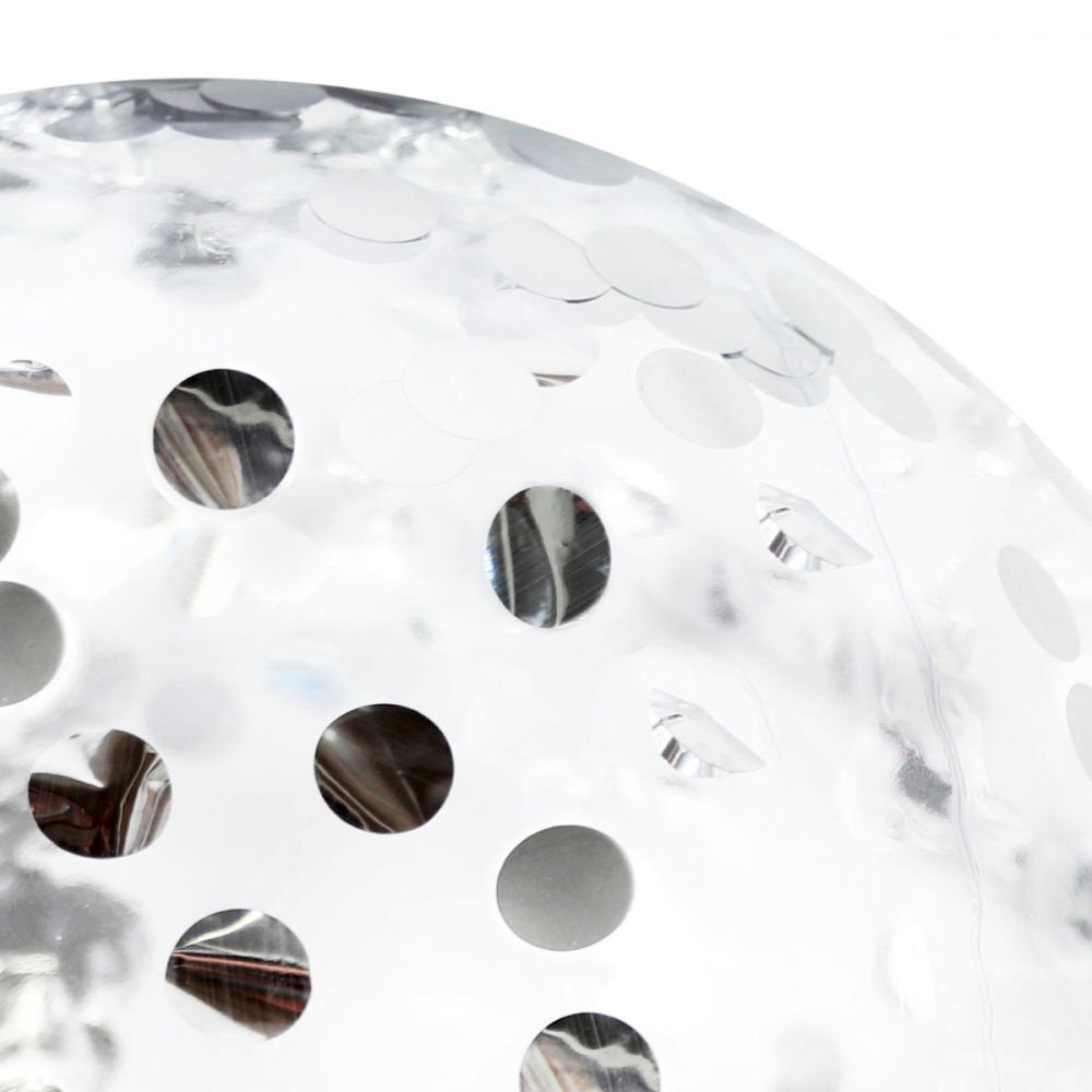 Minnidip Silver Confetti Beach Ball