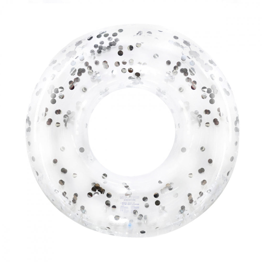 Minnidip Silver Confetti Ring Float