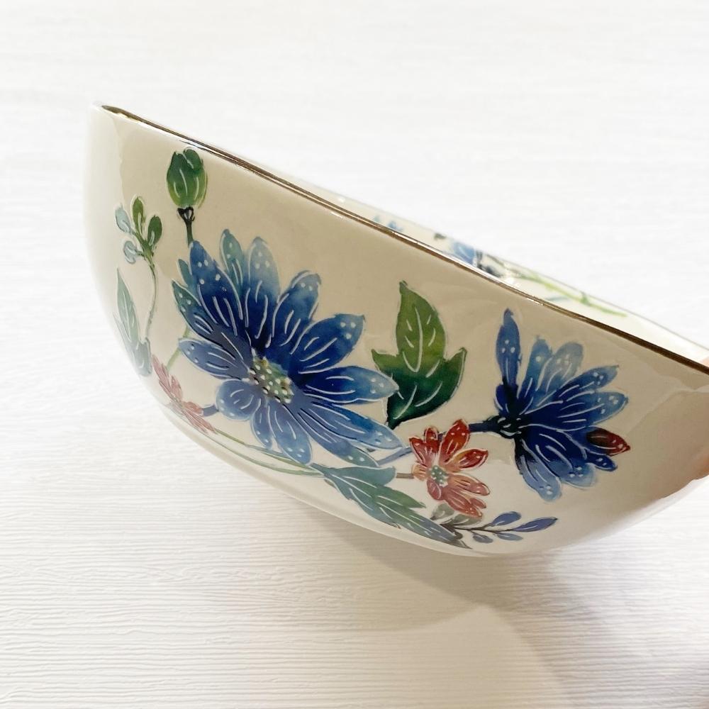 And Ai Minoyaki Hanagoromo Bowls Set of 2