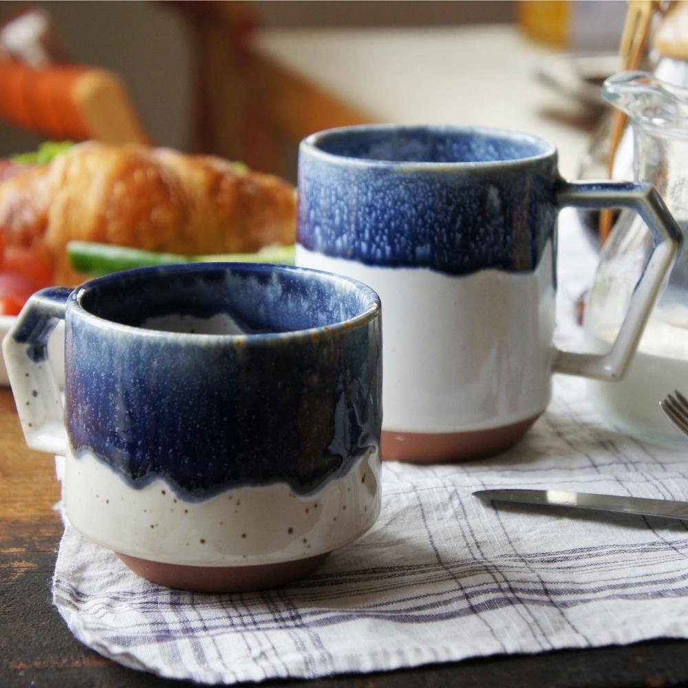 CHIPS JAPAN Stack Mug White Navy